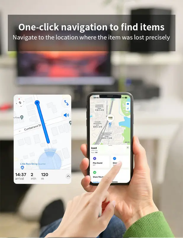 Mini Tracker Smart Tags for Apple devices ( iPhone, iPad, and iMac) via Apple ”Find My” for Wallet, Keys, Luggage, Backpack, Pets, Cars etc.  MFi Certification, Replaceable Battery, 1 Count, IPX67 Waterproof, Fast Delivery in 3 Days air tag travel tracker 1