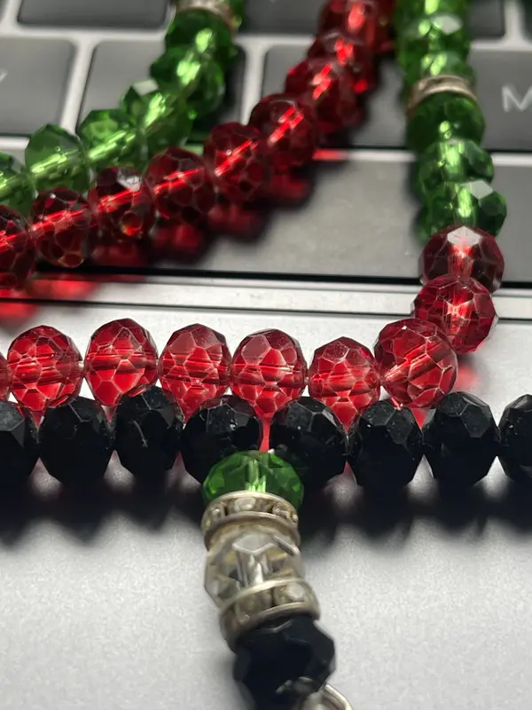 Car Hanging Decoration PALESTINE Prayer Beads 1