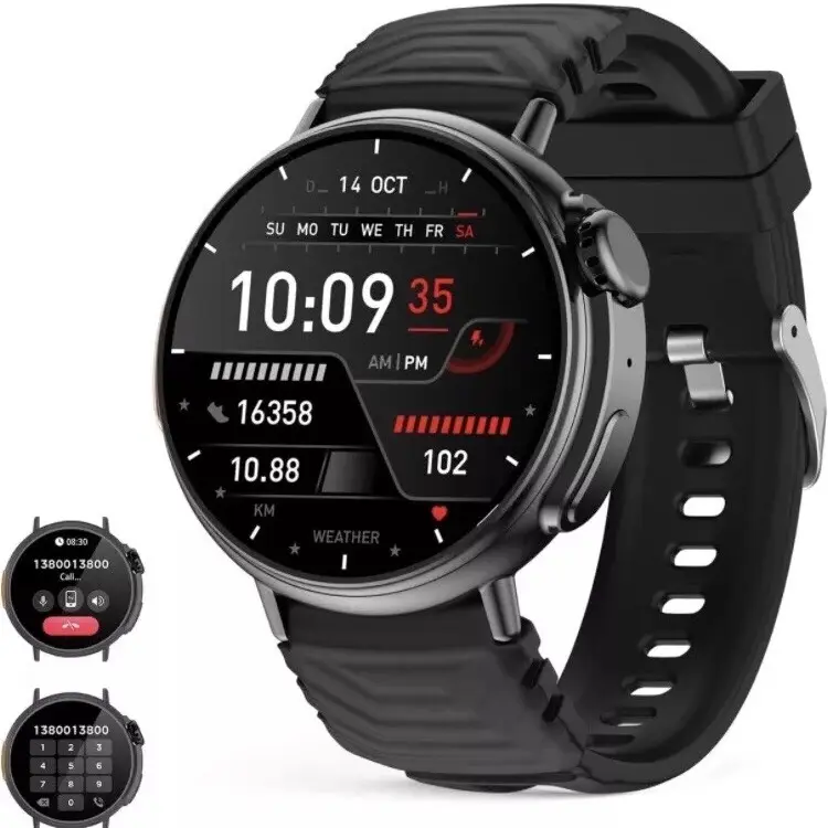 Ultra 1.52" Round HD Smart Watch with Calls and Ai Voice - Wearable Devices