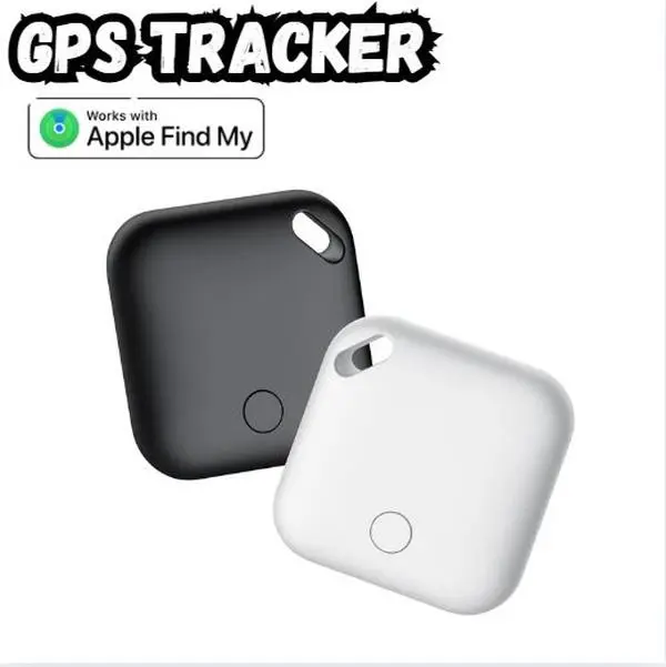 GPS Tag-1 Pack, Bluetooth Luggage Tracker Works with Apple Find My APP (iOS & Android), Keys Finder and Item Locator for Luggage, Backpack, Suitcases, Replaceable Battery (Black)