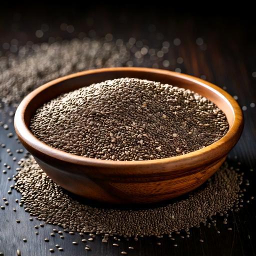 Product Introduction of Chia Seeds , Raw Chia Seeds for Smoothies, Natural Chia Seeds for Baking, Vegan Chia Seeds, Keto Chia Seeds, Gluten-Free Fiber Protein Grain 25