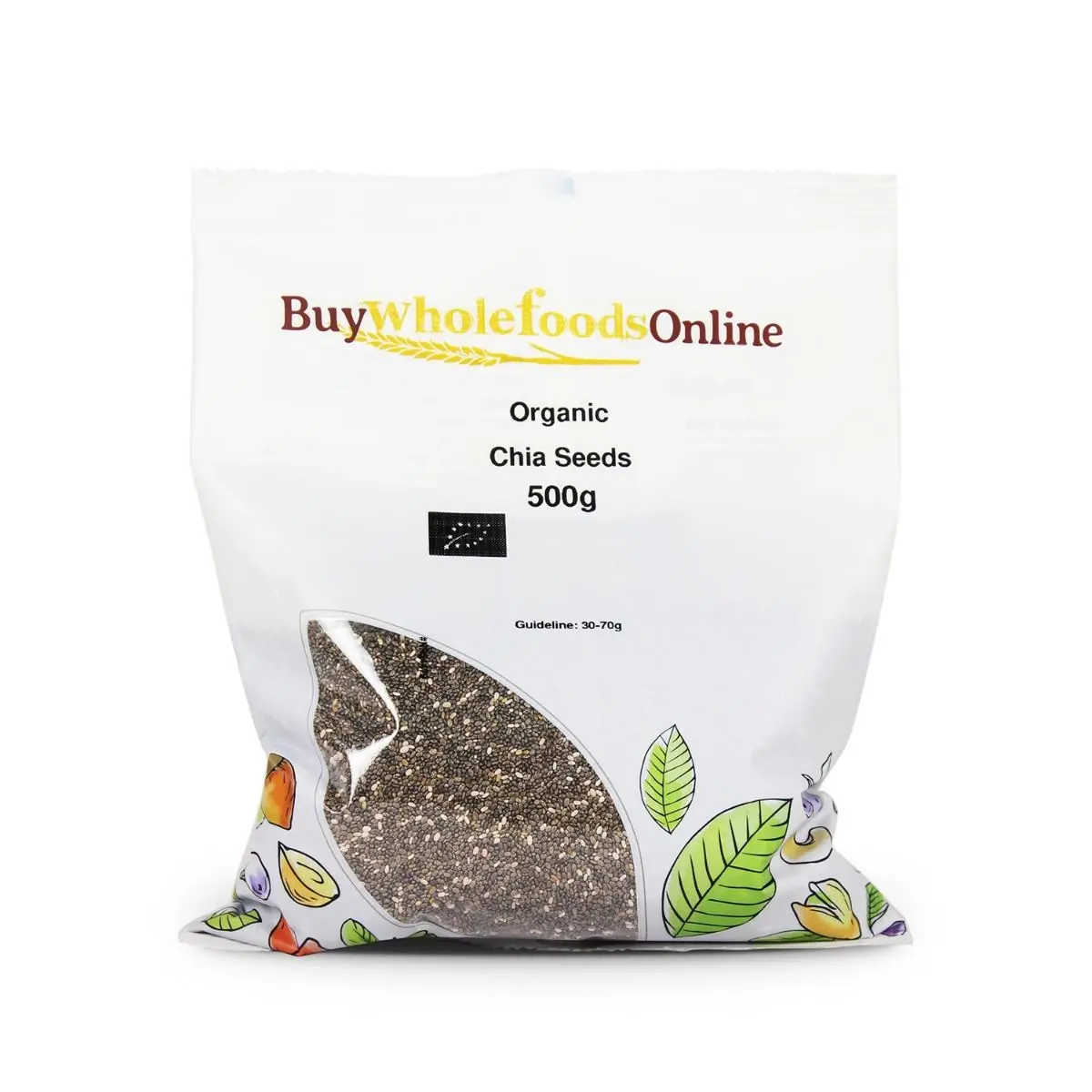 Organic Chia Seeds 500g  (BWFO)