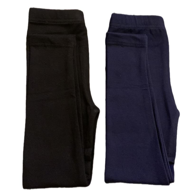 Children Leggings, Premium quality viral cotton elastic soft stretchable plain girls leggings black and navy colour Comfort Fabric Breathable Comfortable Fit Lightweight School Formal Basic Elegant Essential Bottom Style 5
