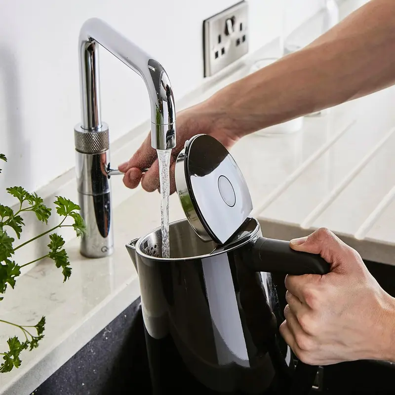 2025NEW-Swan SK14650BLKN Alexa Smart Kettle, LED Touch Display, Keep Warm Function, Stainless Steel Insulated, 1.5L, 1800W, Black 5