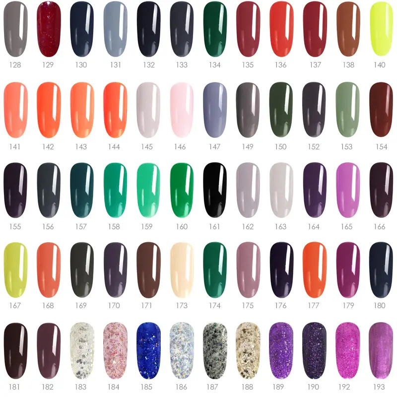 CANNI Nail Gel Polish Varnish Soak Off UV / LED Classic 7.3ml Long-lasting Shades # 100 - 197 Brush Nail Art 6