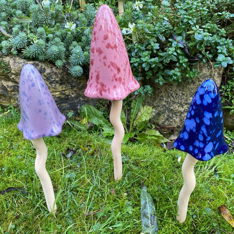 Nightfall Shades - Tinkling Toadstools - Set of 3 - Fairy Garden Accessories - Leisure Gardening ornaments 2