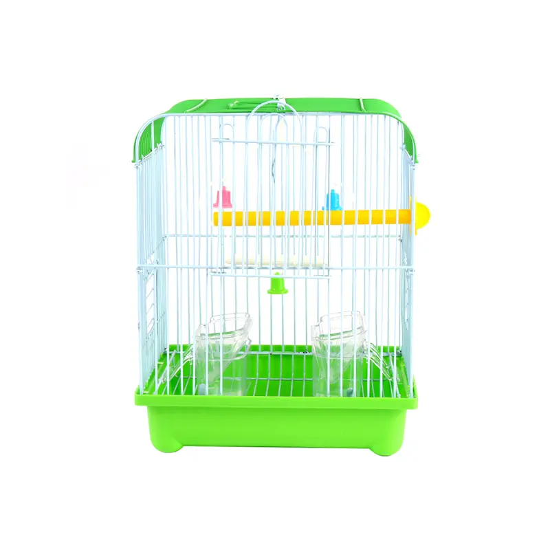 Small Bird Cages 22cm x 27cm x 16cm for Canaries, Budgies, Finches, Metal, Accessories 7