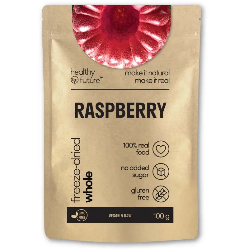 Healthy Future Freeze Dried Raspberry perfect for smoothie cake ice cream #HealthyLiving freeze dried  yogurt Beverage Yougurt Yoghurt Nata dried  raspberries freeze  dried snack Dessert Fruit