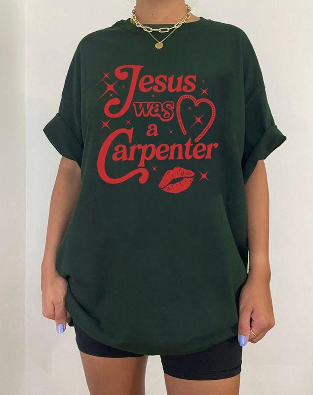 Jesus Was A Carpenter Shirt Coachella Music Concert Trendy 90s Shirt Fan Gift Merch 2