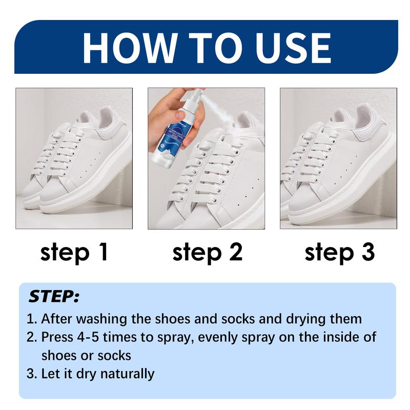 Product Introduction of South Moon Shoes and Socks Deodorant Spray Shoes and Socks Clean Sweaty Feet Deodorize Dry Shoe Cabinet Freshener 9