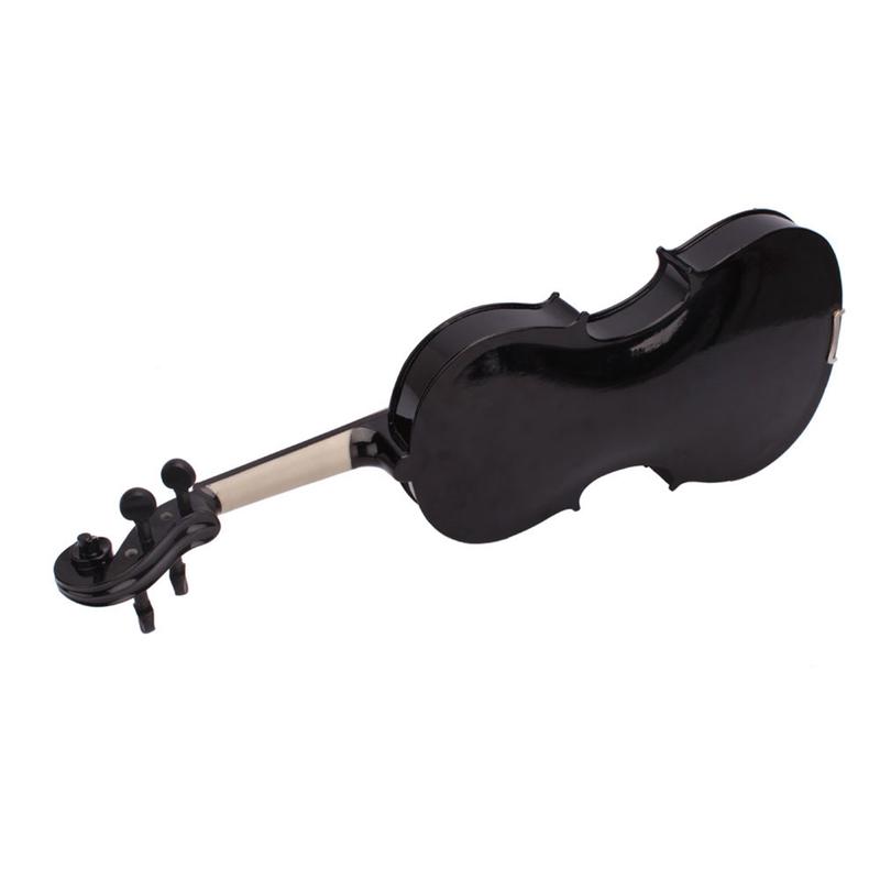 Product Introduction of New 4/4 Acoustic Violin Case Bow Rosin Black 8
