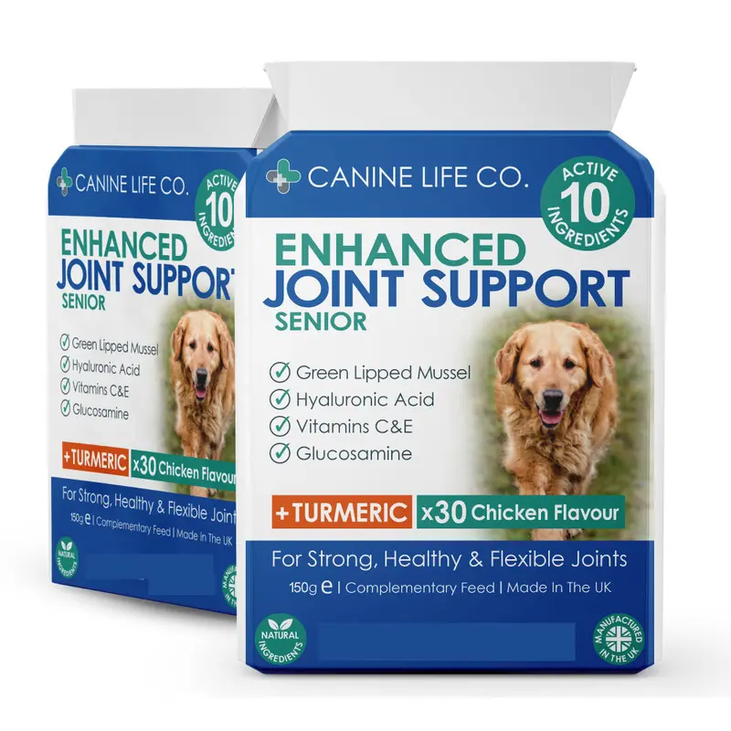 Senior Dog Joint Supplement for Older Dogs Aged 8+ 30 Chewable Tablets Trial Pack 0