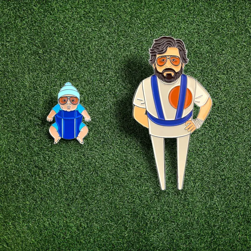 Divot/Pitch Repair Tool and Ball Marker Set - Alan & Baby Carlos 6