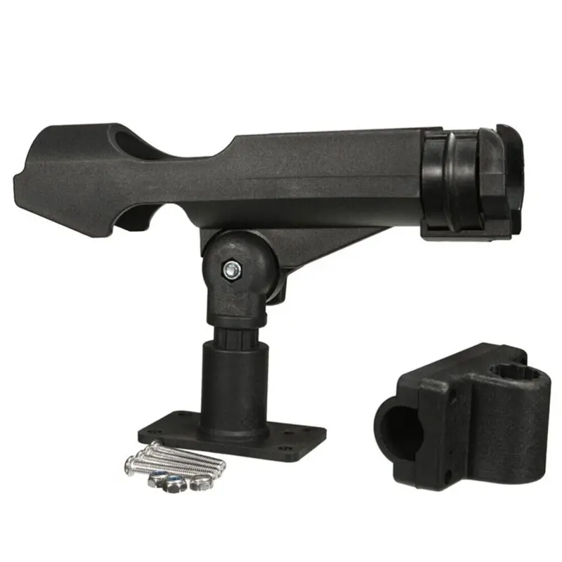 2pcs Adjustable Fishing Rod Pole Mount Stand Bracket Holder For Kayak Canoe Boat 7