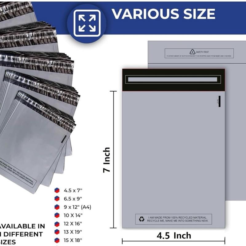 Grey mailing bags 100 variety of sizes available self seal strong shipping bags envelopes for all products 2