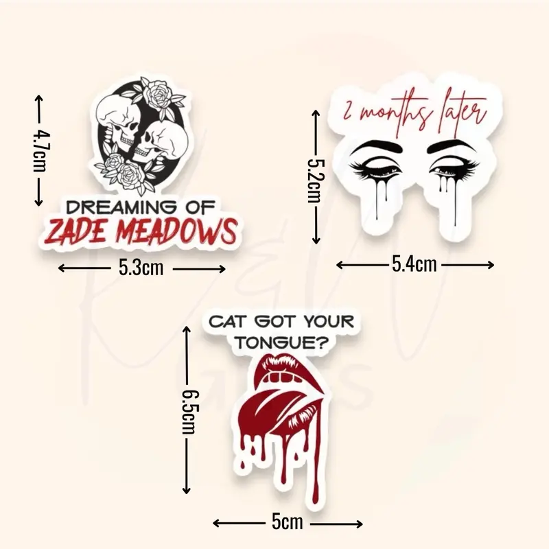 Run Little Mouse Stickers | Officially Licensed | Dark Romance 5
