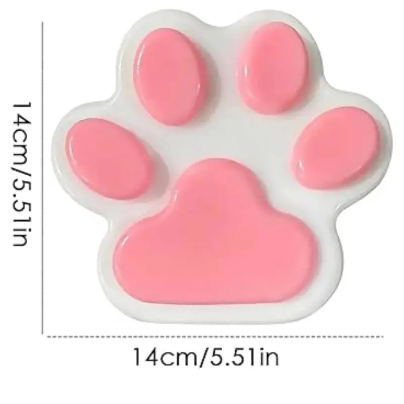 Squeeze Ball Cute Cat Paws Soft Squeeze Toy 5.9 Large Resilient Cat Stress Ball Sensory Balls with Smooth Surface Stress Relief Toy for Kids Adults Gift, Blue fidget obsessed big pop micro animal blind box squishy save fidgets anxiety tools 5