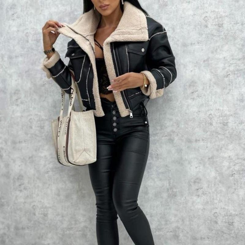 [2024]Autumn and winter  zipper thick coat warm fashion with the same popular coat 2