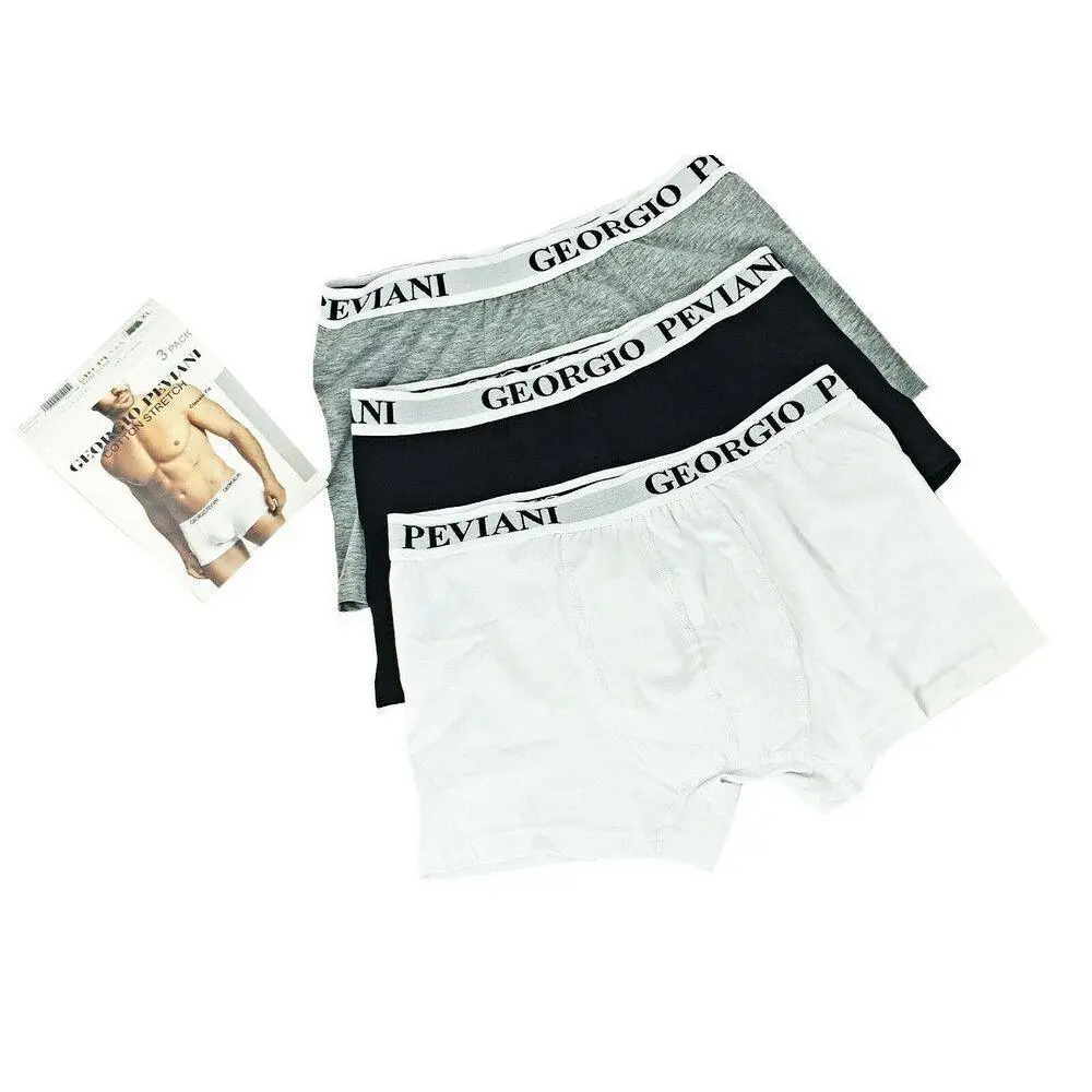 3 PAIRS GEORGIO PEVIANI CLASSIC BOXER