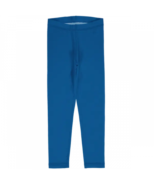 Maxomorra Leggings Solid Blue 0