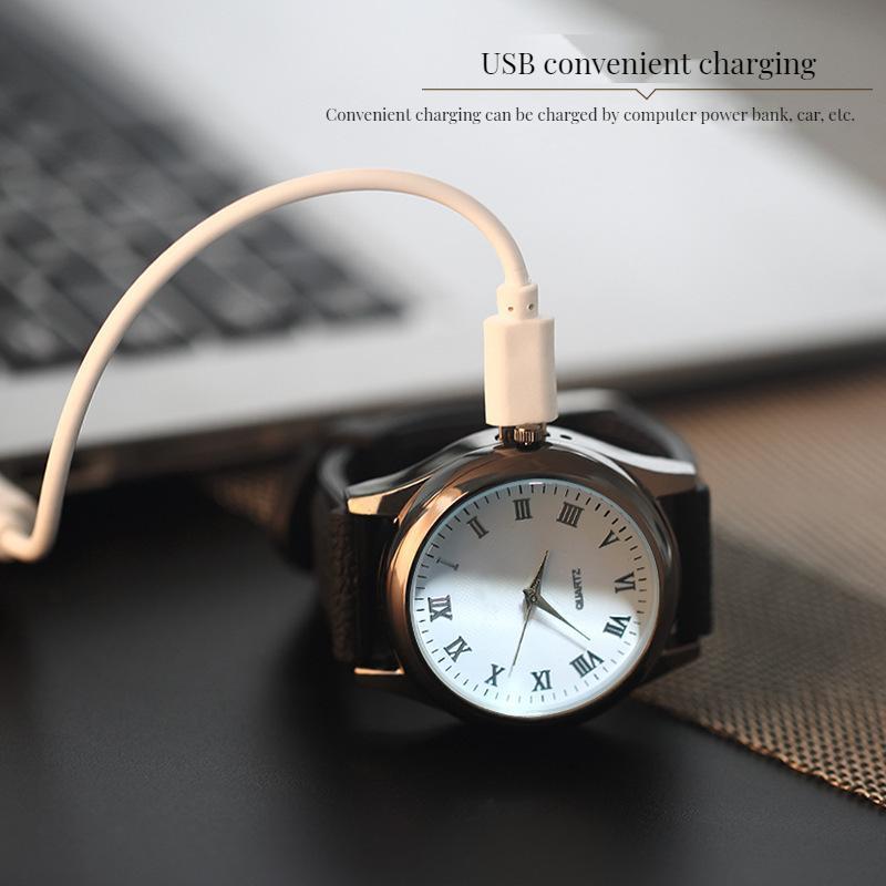 (Local Warehouse)Men's Fashion Watch,Type-C Rechargeable Adult Watch for Casual,Business,Boyfriend,Husband and Family Christmas Gift 7
