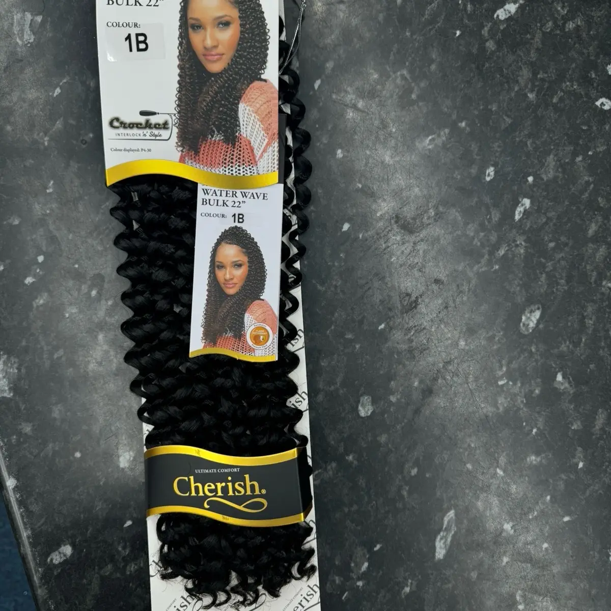 Cherish Water Wave Bulk 22'' Crochet Hair Braids (All Colours tinsel