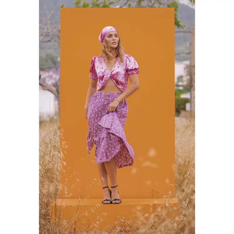 LOLITA Lavender Maxi Skirt 3
