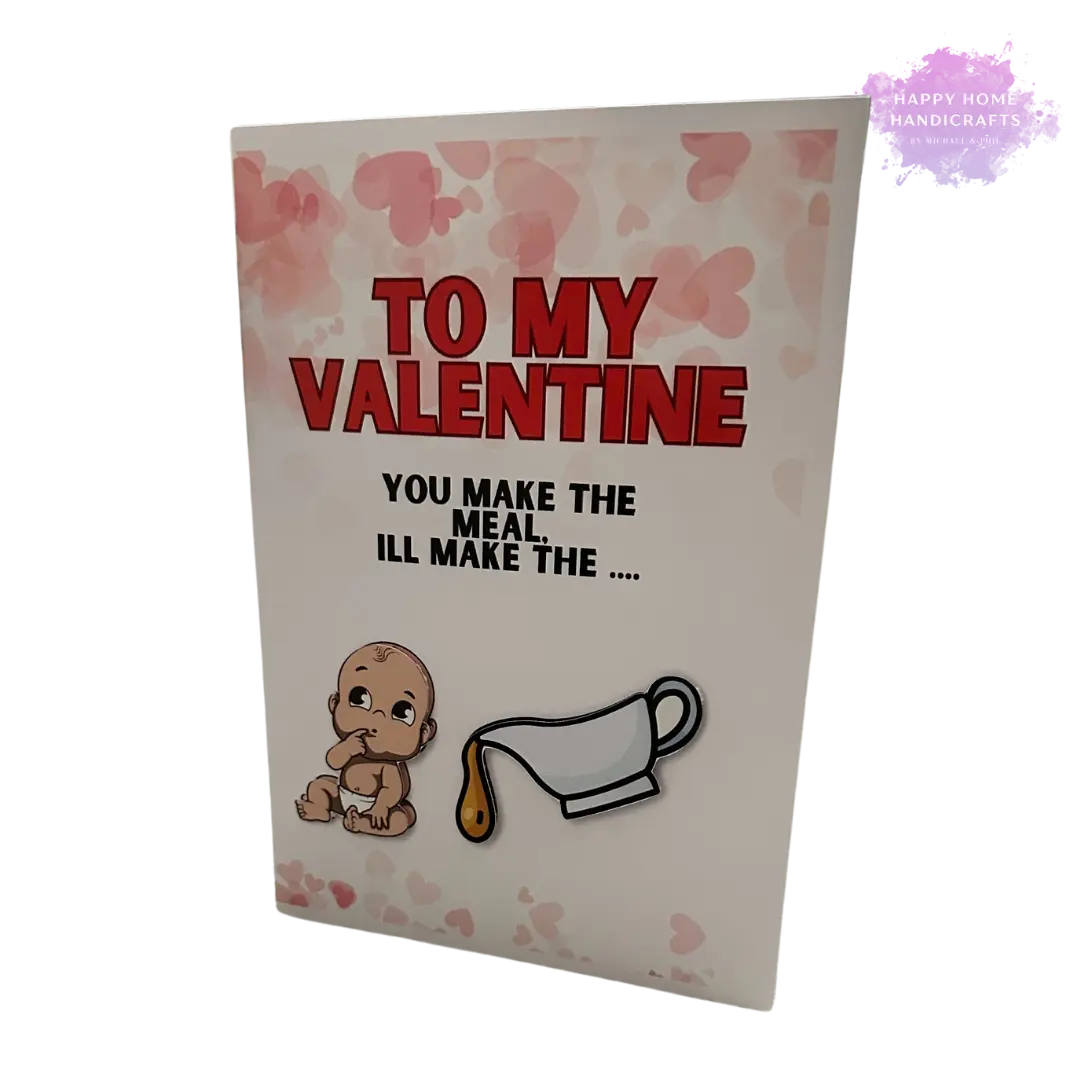3D Adult Humour Valentines Day Baby Card
