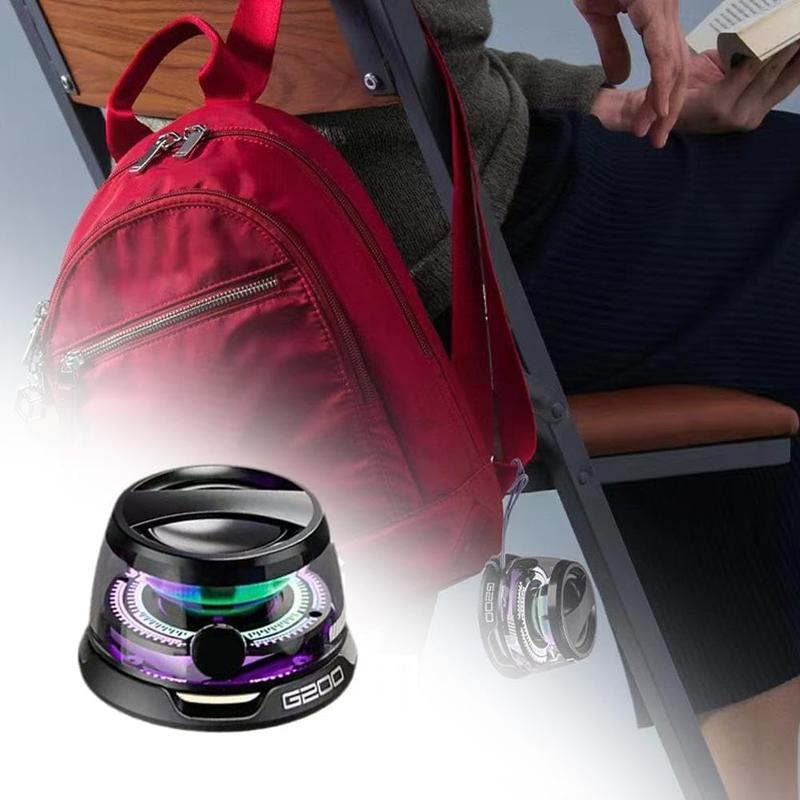 Product Introduction of Magnetic Bluetooth Speaker, G200 Magnetic Bluetooth Speaker 5W Mini Portable Bluetooth Speaker Magnetic Phone Stand Speaker Bluetooth audio for Outdoor Travel and party (black) Smartphone 1
