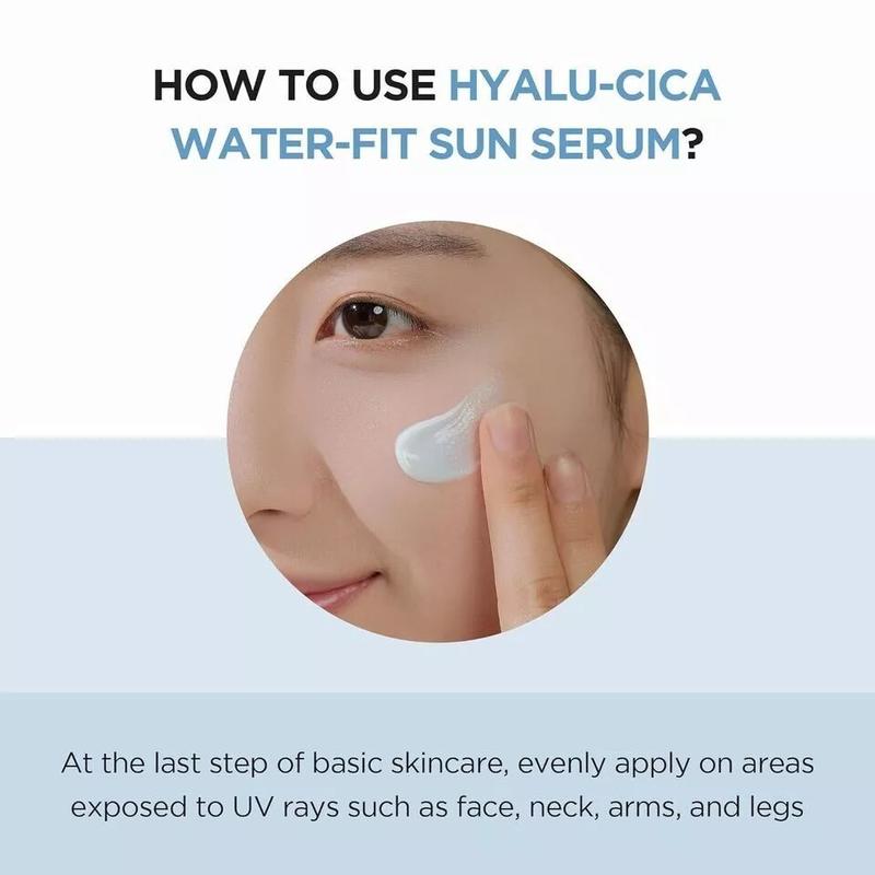 SKIN1004 Centella Hyalu-Cica Water-Fit Sun Serum SPF50+ PA++++ 50ml Facial Moisture 2