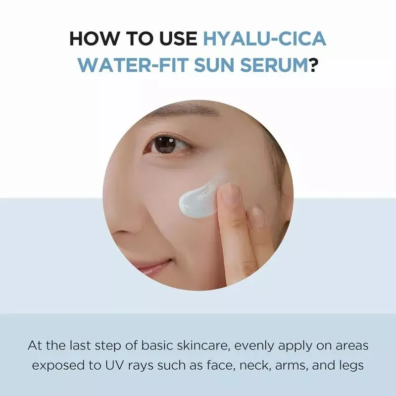SKIN1004 Centella Hyalu-Cica Water-Fit Sun Serum SPF50+ PA++++ 50ml Facial Moisture 2