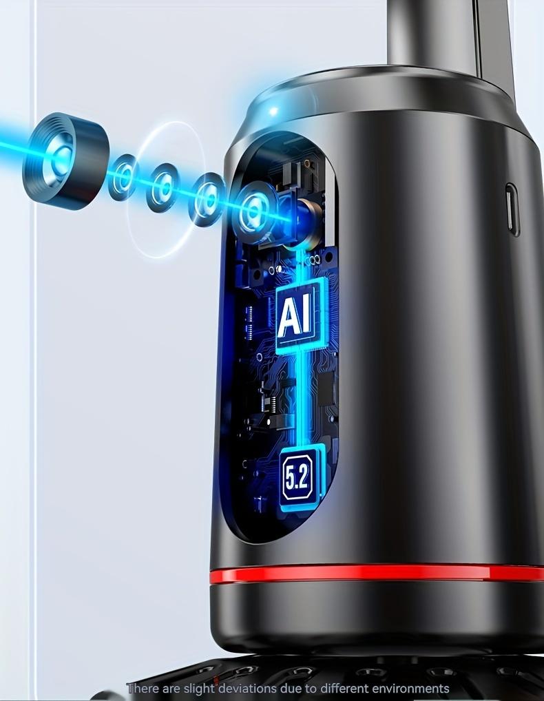 Product Introduction of Upgrade Version Of The Seventh Generation Automatic AI Tracking Gimbal With 360° Follow-up, Face Tracking, Fill Light, And Stabilization 11