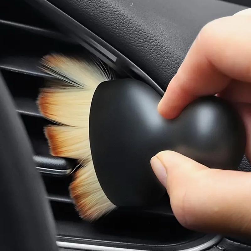 Soft Detailing and Cleaning Brush for Cars, Office, and Home Use - Great for Makeup - Pack Of 2 1