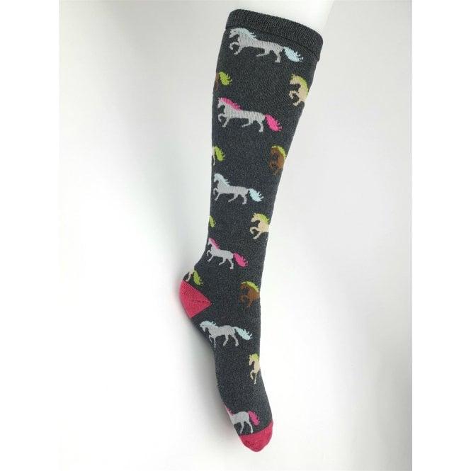 Hazy Blue Welly Socks (Sizes 3-8) 7