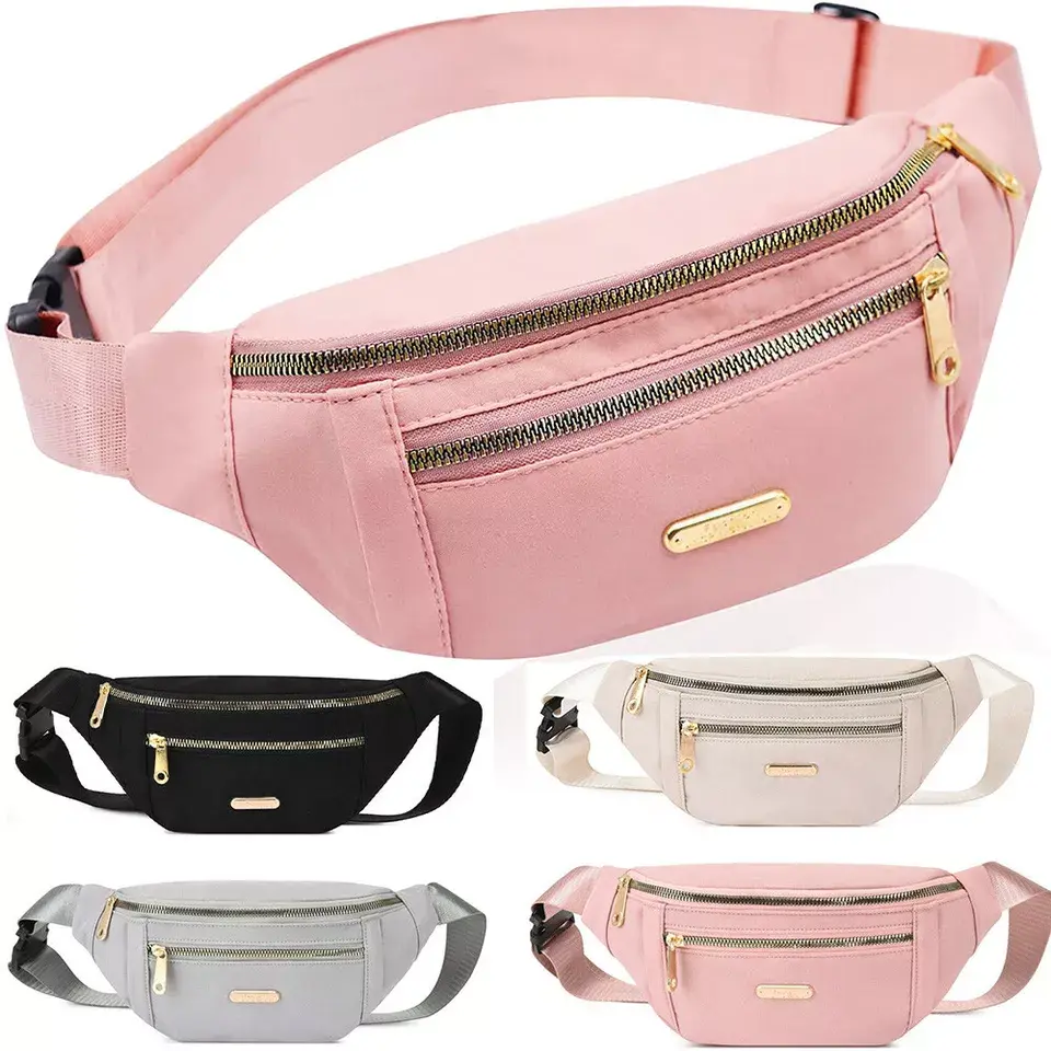 Ladies Womens Bum Bag Waist Fanny Pack Holiday Travel Wallet Money Belt Bumbags