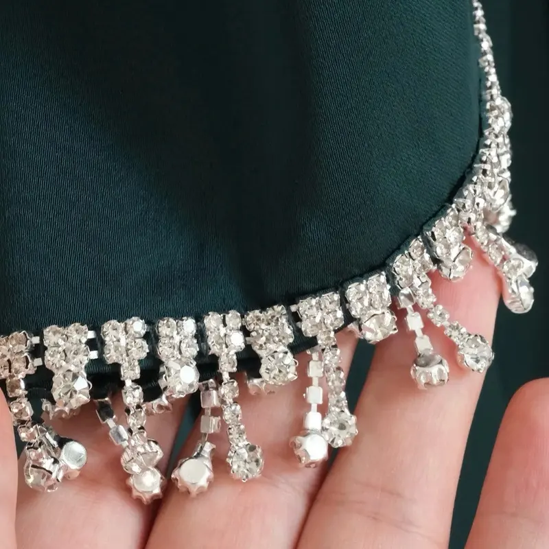 Diamanté abaya 3