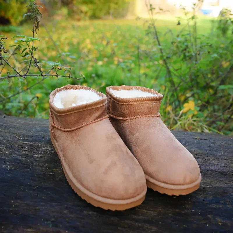 Addison Women’s Microfiber Low-Cut Boots - Cozy and Stylish Winter Footwear 0