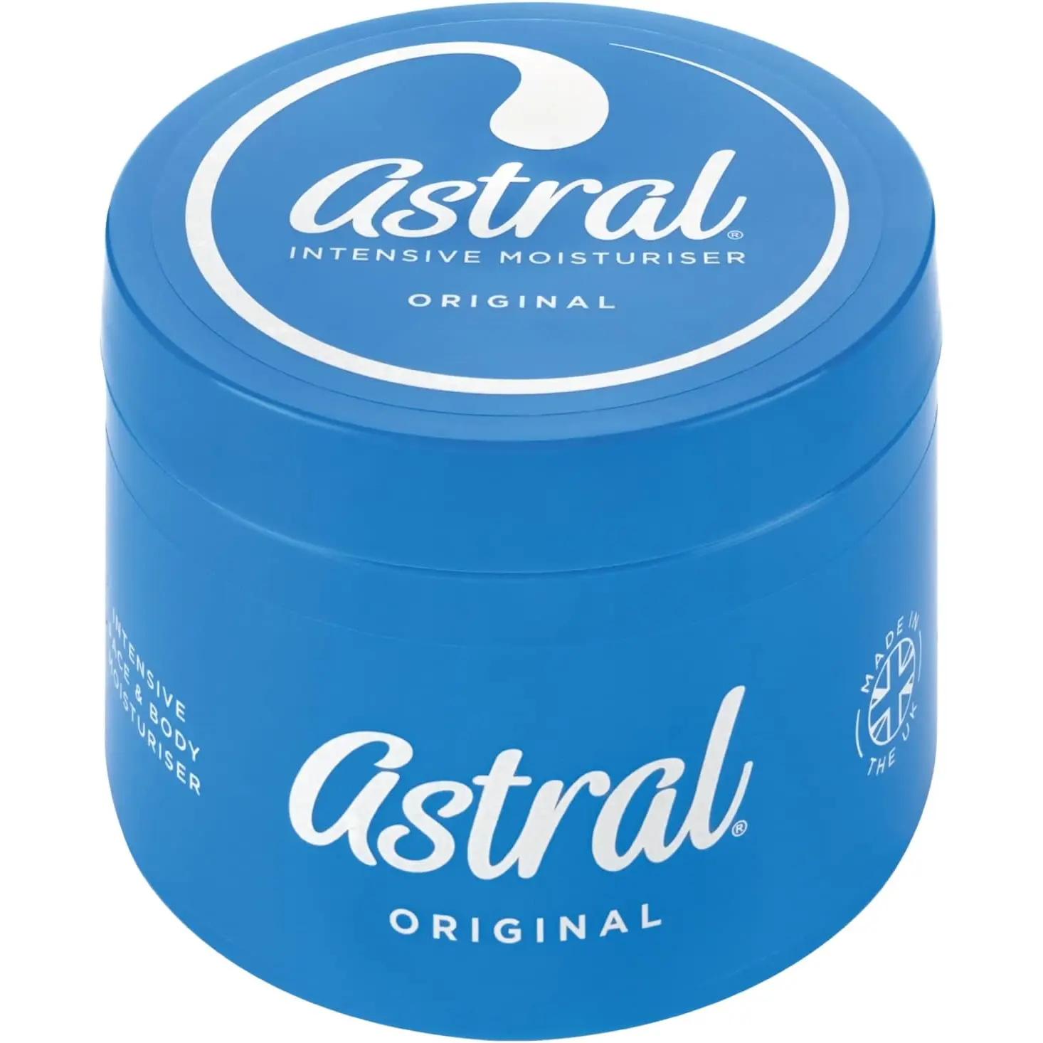 ASTRAl Face & Body Intensive Moisturiser Cream, with glycerin and petrolatum, 500ml