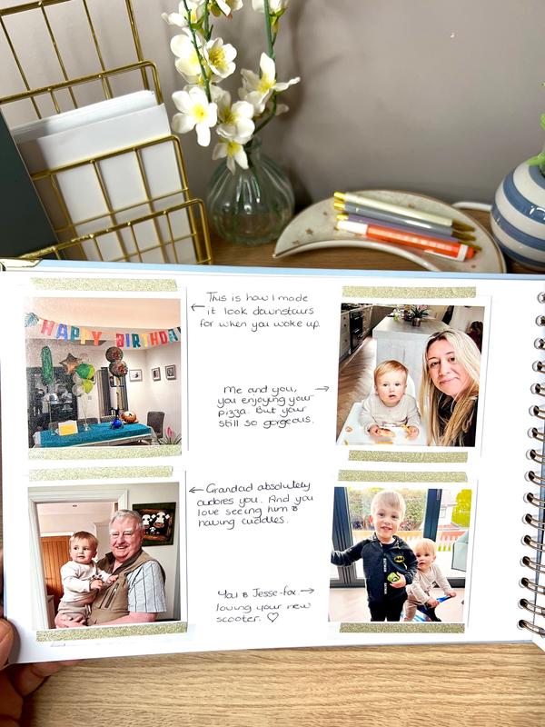 Isla & Boe Enchanting Birthday Memories Book - Personalized Keepsake for Baby's First Birthday 7
