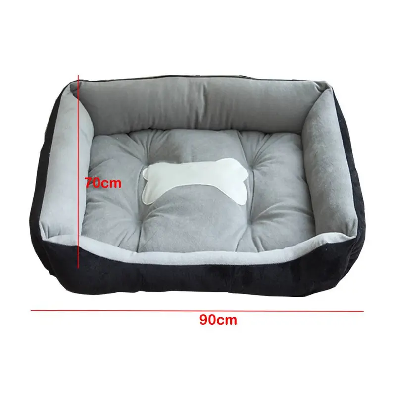 Large Warm Plush Dog Bed Mat for Pet Puppy - Washable Calming Cushion 5