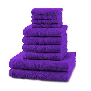 HomeTex Shop - Towels Bale Set 2X Bath Towels, 4x Hand & 4x Face Cloths- 100% Cotton  Material - Long Lasting, Soft & Absorbent Bathroom Towels