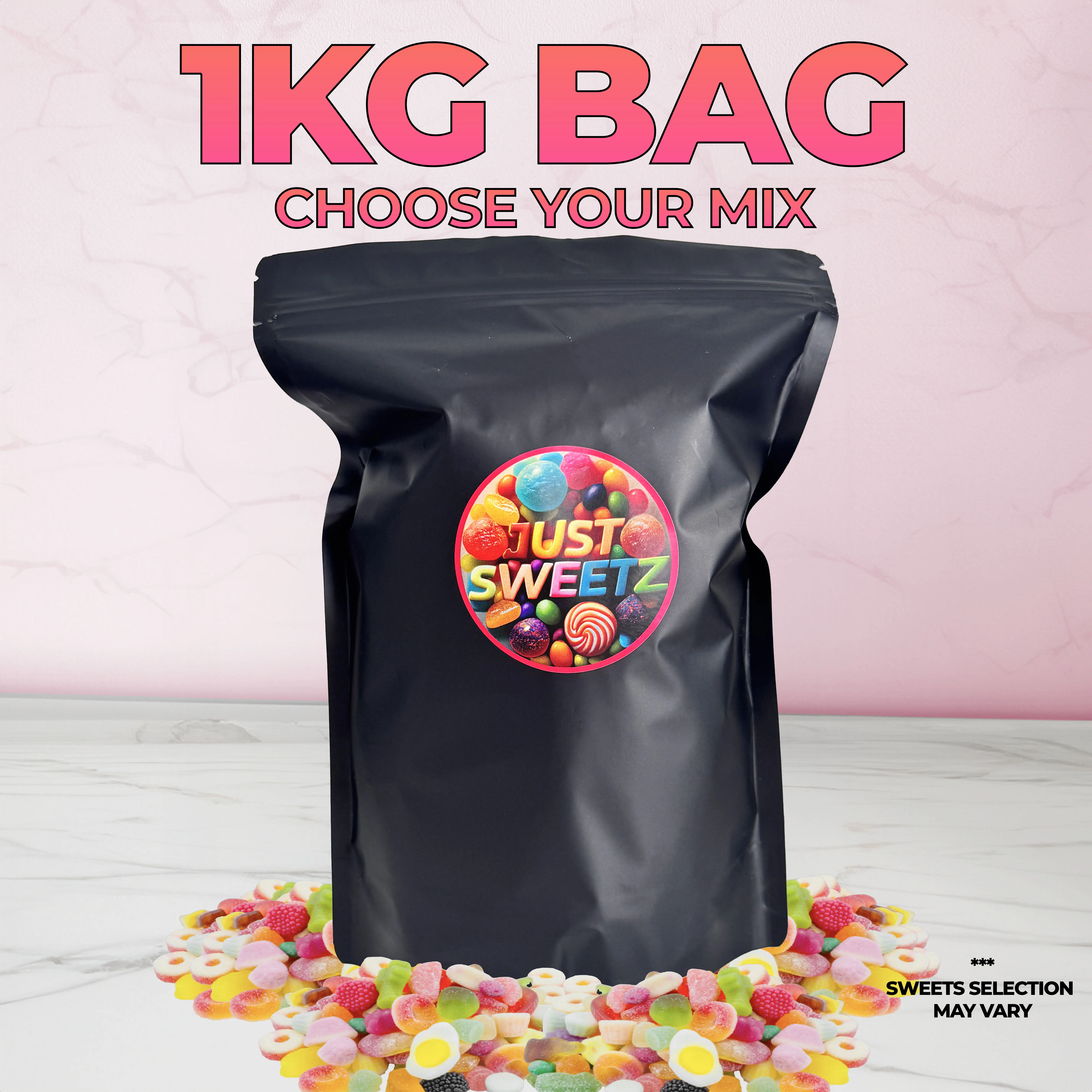 1KG SWEET MIX POUCH - CHOOSE YOUR OWN MIX Candy Bonbon Snack Candies sweets sweets