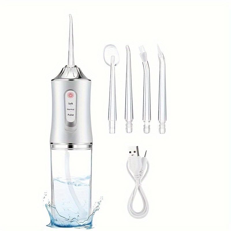 Electric Water Flosser, Intelligent Chip For Precise Pressure Control, 360 Degree Rotatable Nozzle, Oral Irrigator For Deep Teeth And Gum Cleaning, Available In Coral Powder & Mint Green Christmas Gift 7