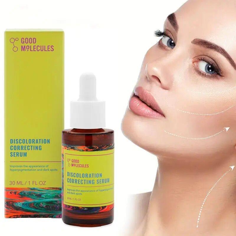 Product Introduction of Good Molecules Discoloration Correcting Serum - Tranexamic Acid and Niacinamide for Bright and Even Skin Tone - 30ml - Clear, Hydrating, Daily Radiant Skincare Brightening Nourishing 10