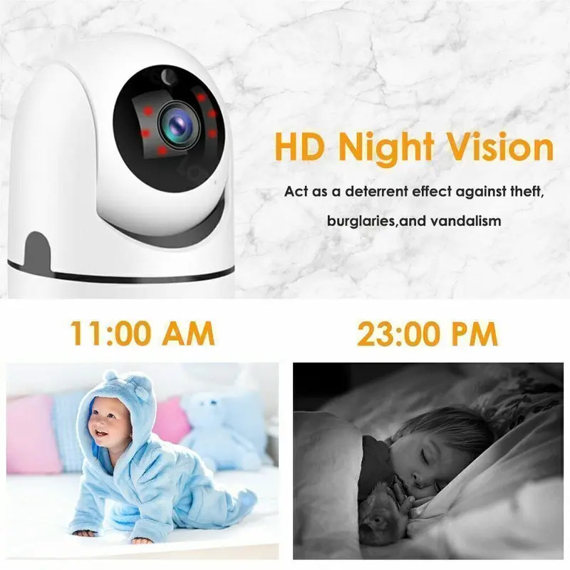 UK 1080P IP Camera Wireless WIFI Outdoor CCTV HD PTZ Smart Home Security IR Cam 6