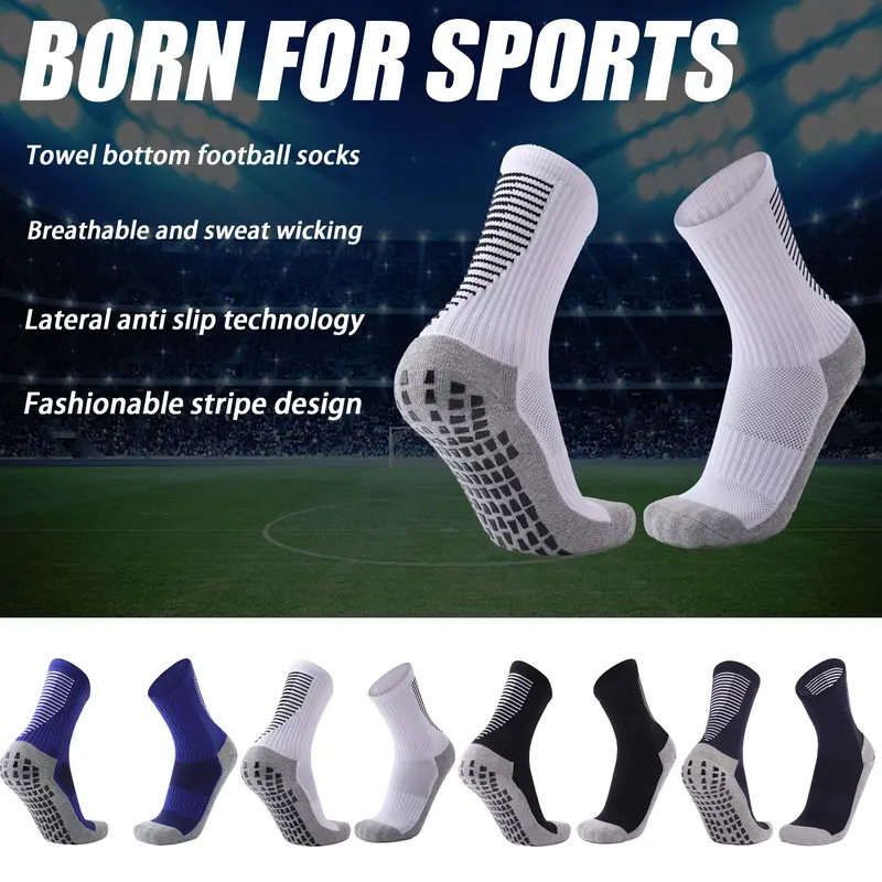Football Grip Socks for Adults - Unisex, All Seasons 2