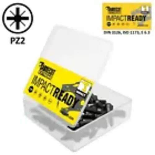 SabreCut PZ2 Impact Drill Driver Screwdriver 26pc Bits Set with Magnetic Bit Holder - Durable Tools 3