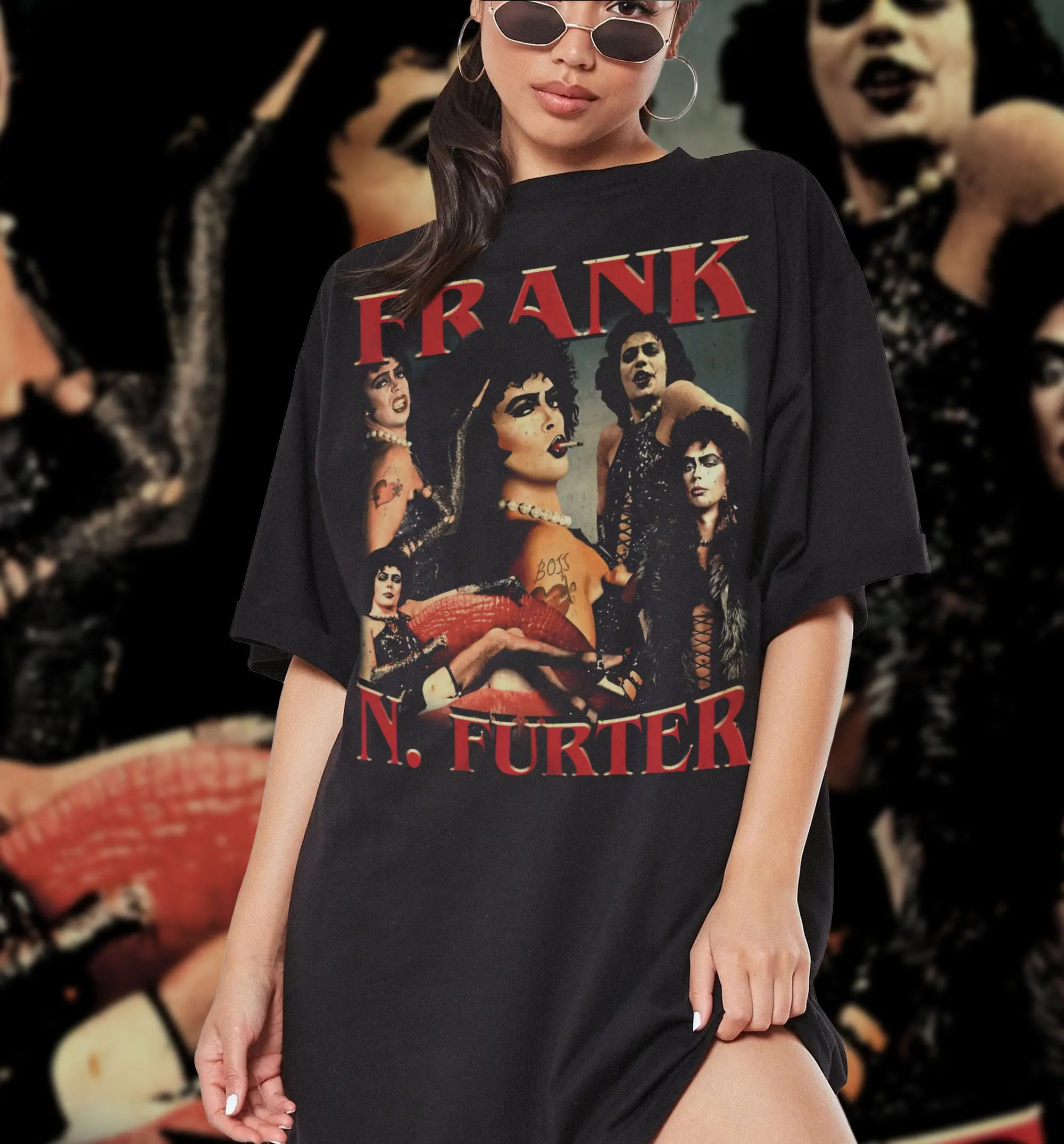 Retro Frank N Furter Shirt -Frank N Furter Tshirt,Frank N Furter T-shirt,Rocky Horror Picture Show Shirt,Rocky Horror Picture Show T shirt
