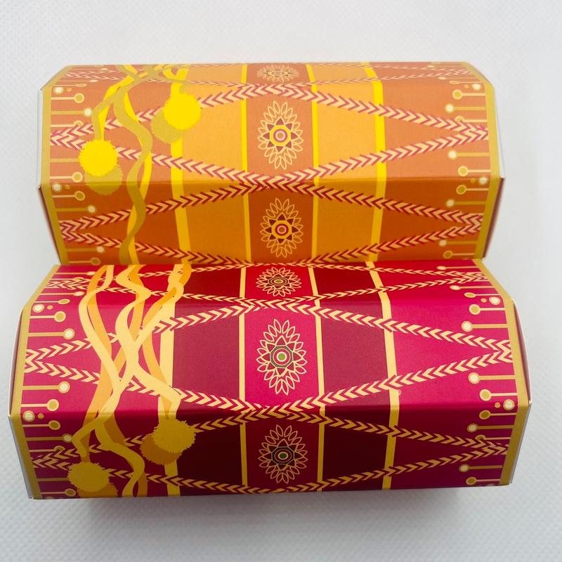 Dhol Themed Mendhi Dholki Favour Boxes Party Bags 0