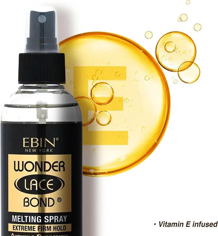 EBIN NEW YORK Wonder Bond Melting Spray 8oz/ 250ml - Extreme Firm Hold (Supreme) UK Free Delivery Gel Haircare Pack 3
